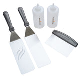Commercial Grade 5-Piece Griddle Cooking Toolkit